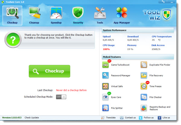 Toolwiz Care 1.0.0.453